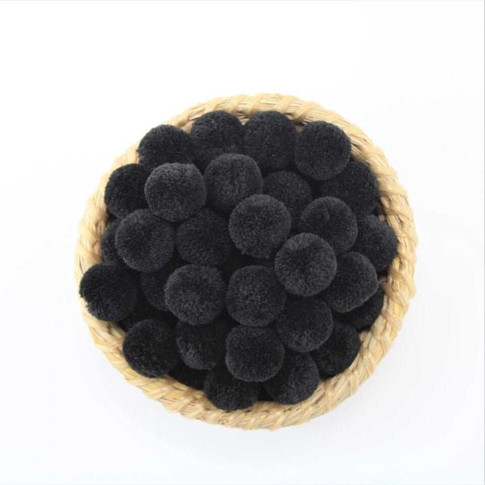 2 cm Yün Ponpon 100’lü Paket – El İşi, Hobi ve Süsleme Malzemesi ürün