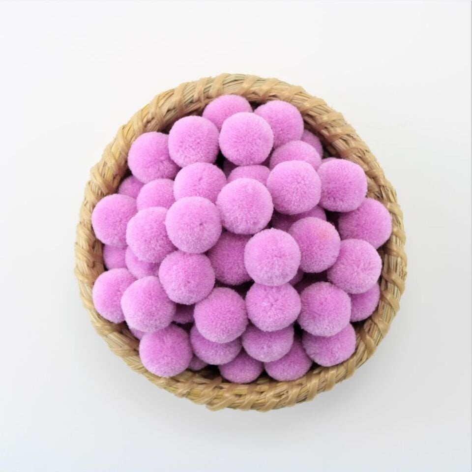 2 cm Yün Ponpon 100’lü Paket – El İşi, Hobi ve Süsleme Malzemesi ürün