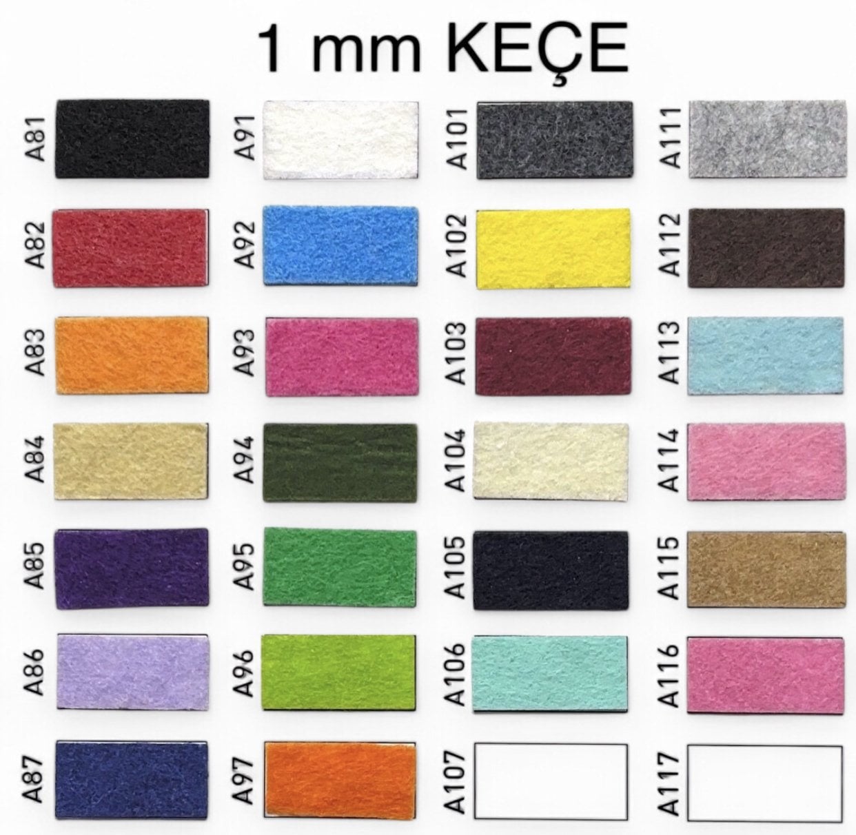 İnce Sert Keçe
